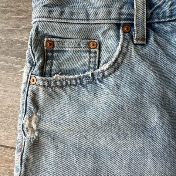 Denim Forum The Yoko Hi-rise Mid-thigh Denim Short - Picture 6 of 15